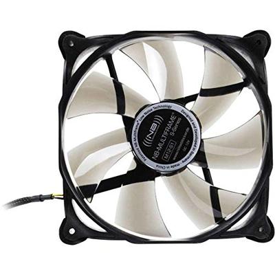 NoiseBlocker M12-2 PC-ventilator Zwart, Transparant (b x h x d) 120 x 120 x 25 mm