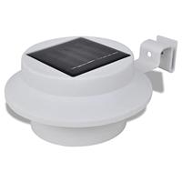 VidaXL Solar buitenlampset 6 stuks wit - thumbnail