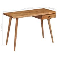 VidaXL Schrijftafel 110x50x76 cm massief acaciahout - thumbnail