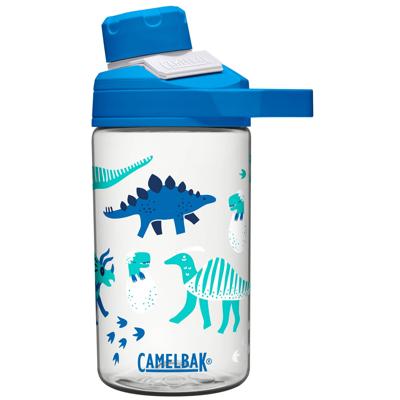 CamelBak drinkbeker Chute Mag dino junior 400 ml blauw/wit CamelBak drinkbeker Chute Mag dino junior 400 ml blauw/wit