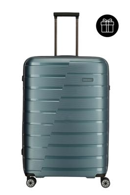 Travelite Air Base Koffer 77cm ICEBLAU METALLIC