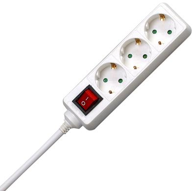 Kopp 129713007 Stekkerdoos met schakelaar 3-voudig Arctisch-wit Randaarde stekker 1 stuk(s) Kopp 129713007 Stekkerdoos met schakelaar 3-voudig Arctisch-wit Randaarde stekker 1 stuk(s)