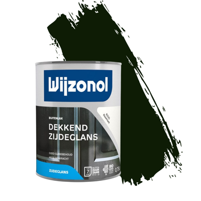 Wijzonol Dekkend Zijdeglanslak 750 ml 9325 Woudgroen