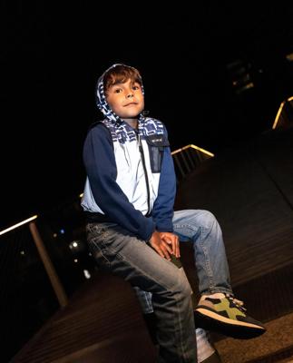 Wowow reflecterend vest "yoho jacket blue" reflective children yoho blue fr gr. l