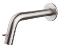 Wiesbaden Sophia fonteinkraan inkortbaar met muurbevestiging 1/2" geborsteld staal 22.3761 - thumbnail