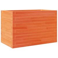 Plantenbak 70x40x45,5 cm massief grenenhout wasbruin - thumbnail