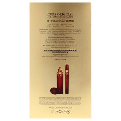 Jean-Pierre Sand Cuba royal by fragluxe - gift set - 100 ml eau de toilette spray + 30 ml eau de toilette spray