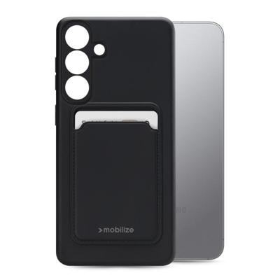 Mobilize Rubber Gelly Card Case Samsung Galaxy S25 5G Matt Black
