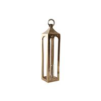 Lantaarn Home ESPRIT Gouden Aluminium Kristal Arabisch 14 x 14 x 65 cm - thumbnail