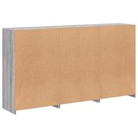 Dressoir met LED-verlichting 181,5x37x100 cm grijs sonoma eiken - thumbnail