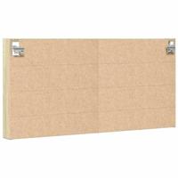 Vitrinekast 100x8,5x50 cm bewerkt hout sonoma eikenkleurig - thumbnail