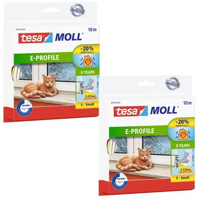 tesa E-PROFIL 05445-00500-00 Afdichtingstape Wit (l x b) 10 m x 9 mm 2 stuk(s) tesa E-PROFIL 05445-00500-00 Afdichtingstape Wit (l x b) 10 m x 9 mm 2 stuk(s)