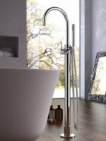 Badmengkraan Hotbath Buddy Draaibare Uitloop 105.5 cm Chroom - thumbnail