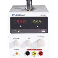 Basetech BT-305 Labvoeding, regelbaar 0 - 30 V/DC 0 - 5 A 150 W Aantal uitgangen: 1 x - thumbnail