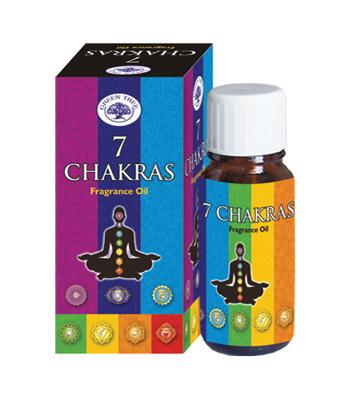 Green Tree Geurolie 7 chakras 10 Milliliter Green Tree Geurolie 7 chakras 10 Milliliter