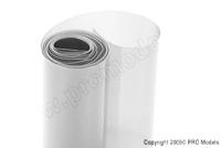 Krimpkous 70mm, Blauw transparant (1m) - thumbnail