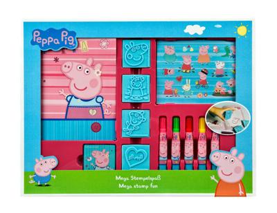 Undercover Mega stempel- en kleurset peppa pig