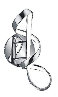 Trio Led wandlampPerugia chroom - R27091106