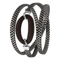 Panarea BM1M21 59 cm Zilverkleurig Bruin Dames armband - thumbnail