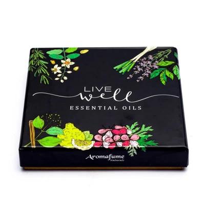 Aromafume Essentiële Olie 'Live well' - set van 8 x 10 ml Aromafume Essentiële Olie 'Live well' - set van 8 x 10 ml