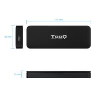 Externe Doos TooQ TQE-2280B SSD M.2 Zwart - thumbnail