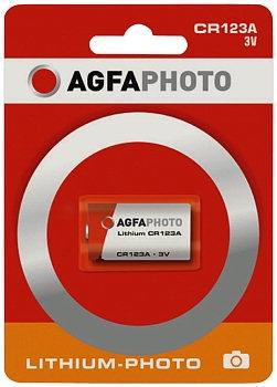AgfaPhoto CR123 CR123A Fotobatterij Lithium 1300 mAh 3 V 1 stuk(s) AgfaPhoto CR123 CR123A Fotobatterij Lithium 1300 mAh 3 V 1 stuk(s)