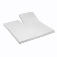 Cinderella single-split topper jersey 160x200/210 white tot 15cm - thumbnail