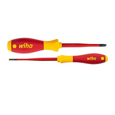 Wiha SB3201S204 Schroevendraaierset SoftFinish electric slimFix sleufkop, PlusMin/Pozidriv 2-delig - 36333