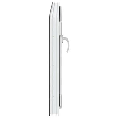 Kelderraam "RISOR" 90x60 cm draaikiep-1/2 DIN links antraciet