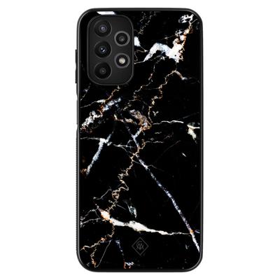 Samsung Galaxy A13 4G hoesje - Marmer zwart
