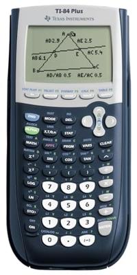 Texas Instruments TI-84 PLUS Grafische rekenmachine Donkerblauw Aantal displayposities: 16 werkt op batterijen (b x h x d) 192 x 89 x 27 mm