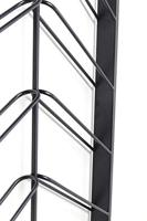 Kare Design Bistro Double Wijnrek - B70 X D6 X H160 Cm - Zwart Metaal - thumbnail