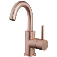 Wiesbaden Caral Wastafelkraan met Draaibare Uitloop - Geborsteld Koper - thumbnail