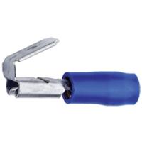 Klauke 730AZ Platte stekker (female) Met vertakking Insteekbreedte: 6.3 mm Insteekdikte: 0.8 mm 180 ° Deels geïsoleerd Blauw 1 stuk(s) - thumbnail