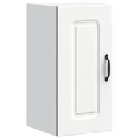 Keukenwandkast Kalmar bewerkt hout wit - thumbnail