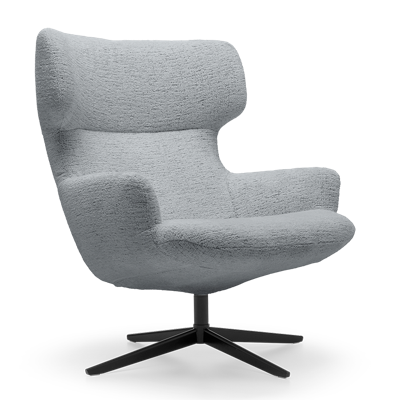 Bijzetfauteuil X-110 Lichtblauw Stof