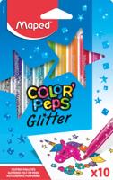 Maped Color'Peps Glitter viltstift, etui van 10 stuks, assorti - thumbnail
