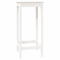 Bartafel 50x50x110 cm massief grenenhout wit - thumbnail