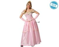 Kostuum Prinses Roze Maat XL - thumbnail