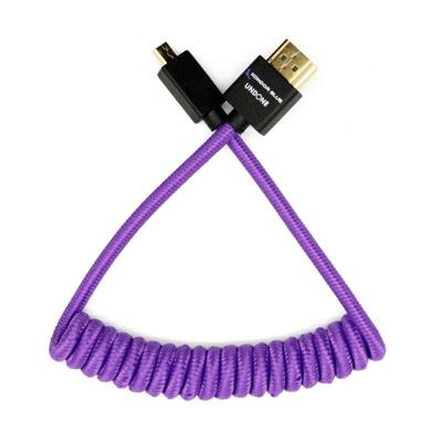 Kondor Blue Gerald Undone Micro HDMI naar Full HDMI-kabel 12"-24" gekruld