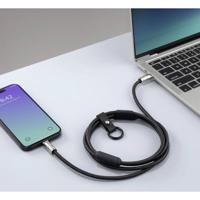 Renkforce USB-C-kabel USB 2.0 USB-C stekker 1.50 m Zwart RF-6721086 - thumbnail