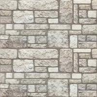 VidaXL 10 st wandpanelen 3d grijze baksteen eps - thumbnail