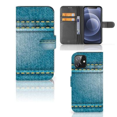 iPhone 12 | 12 Pro (6.1") | Wallet Case | met Pasjes | Jeans iPhone 12 | 12 Pro (6.1") | Wallet Case | met Pasjes | Jeans