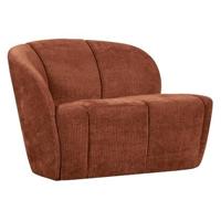 Woood Mojo 2-zits bankje links rib Roestbruin - thumbnail