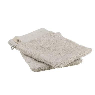 Walra washand soft cotton kiezel grijs set van 2 (beige)