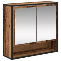 Badkamer spiegelkast Oud hout 65 x 20 x 60 cm Bewerkt hout - thumbnail