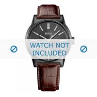 Horlogeband Hugo Boss HB1513071 / HB-202-1-34-2719 Leder Bruin 22mm - thumbnail