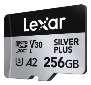 Lexar MicroSDXC Silver Plus UHS-1 256GB V30 R205/W100MB/s