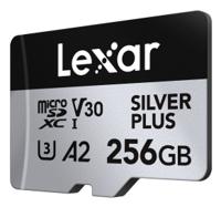 Lexar MicroSDXC Silver Plus UHS-1 256GB V30 R205/W100MB/s - thumbnail