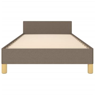 Bedframe zonder matras 90x190 cm stof taupe